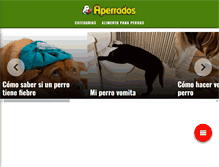 Tablet Screenshot of aperrados.com
